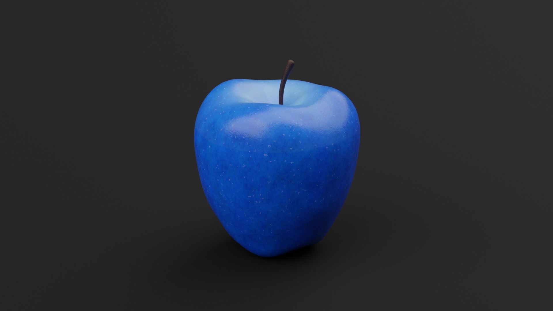 Apples Low-poly 3D model_4