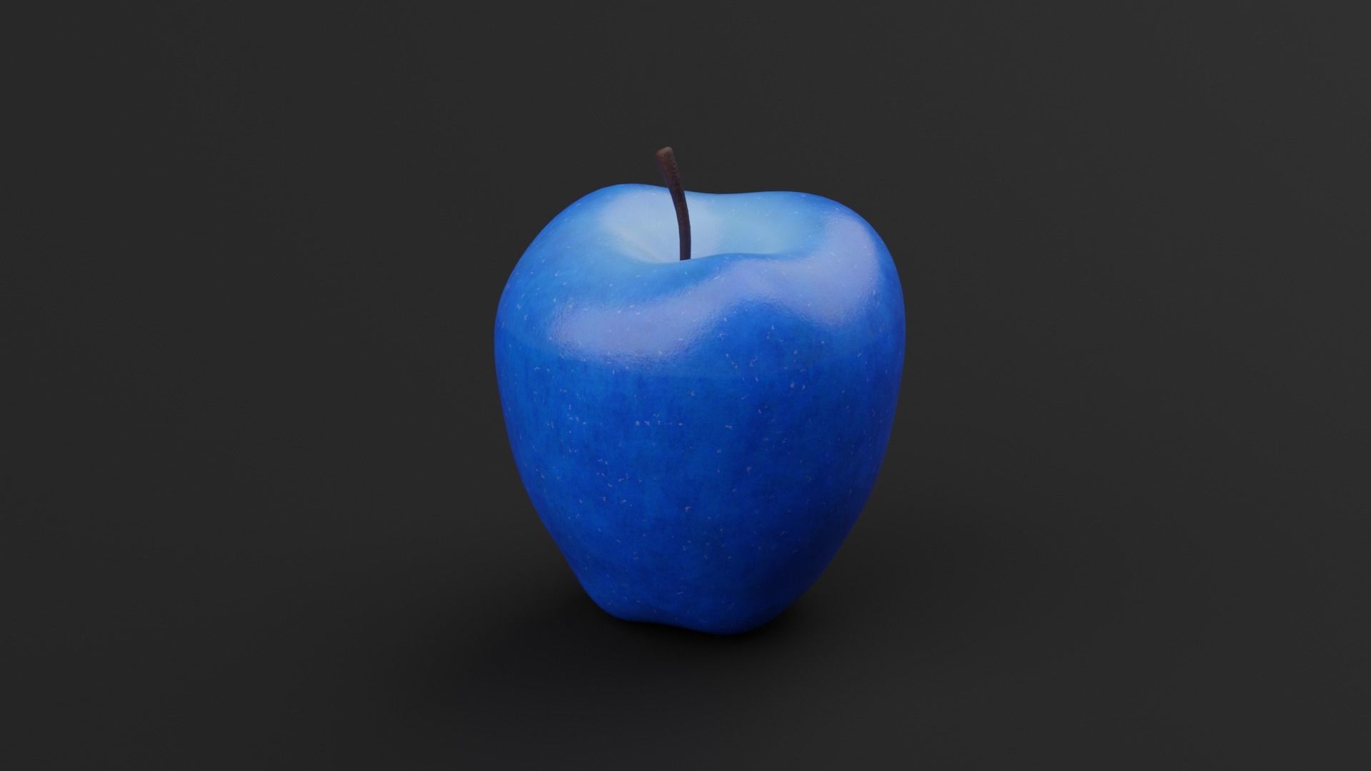 Apples Low-poly 3D model_7