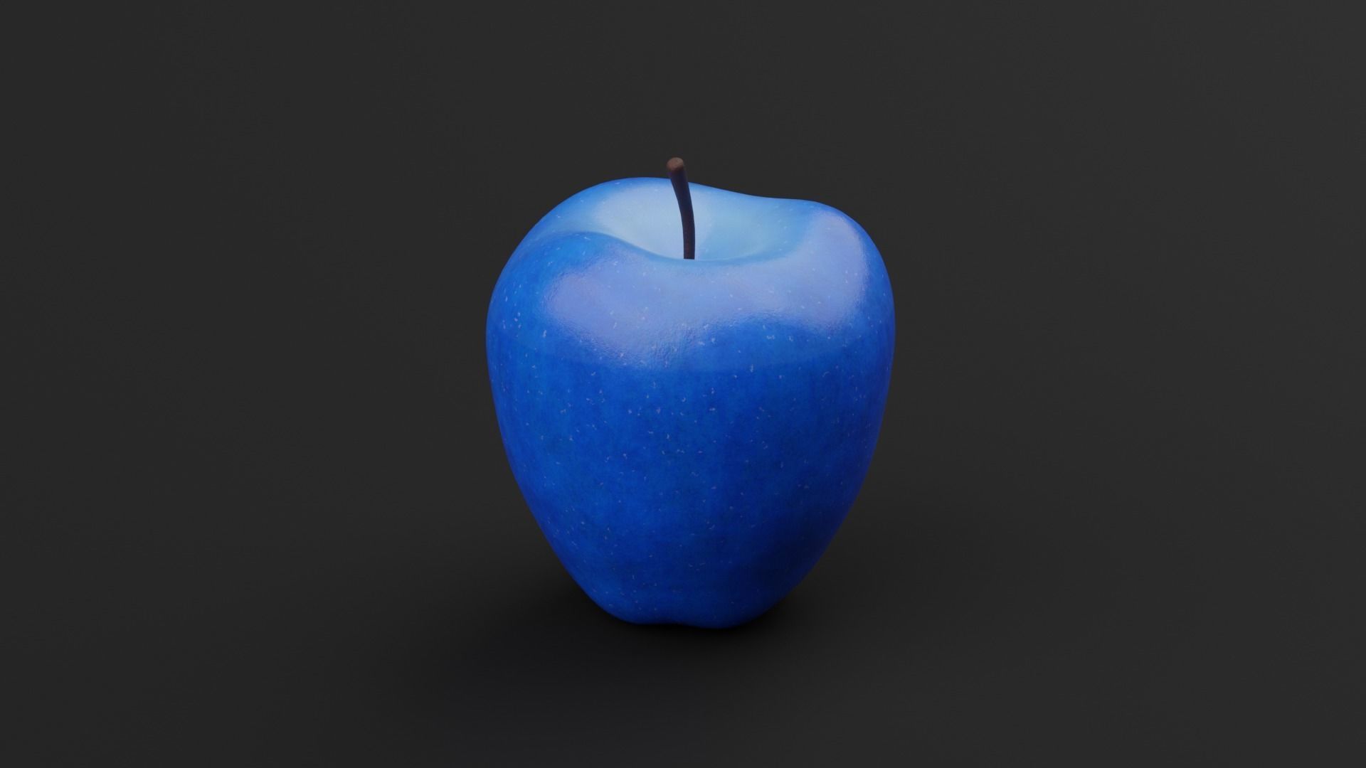 Apples Low-poly 3D model_9