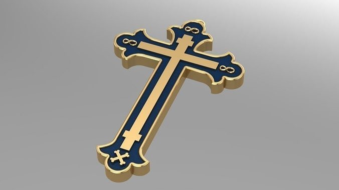 infinity cross pendatn 3D print model