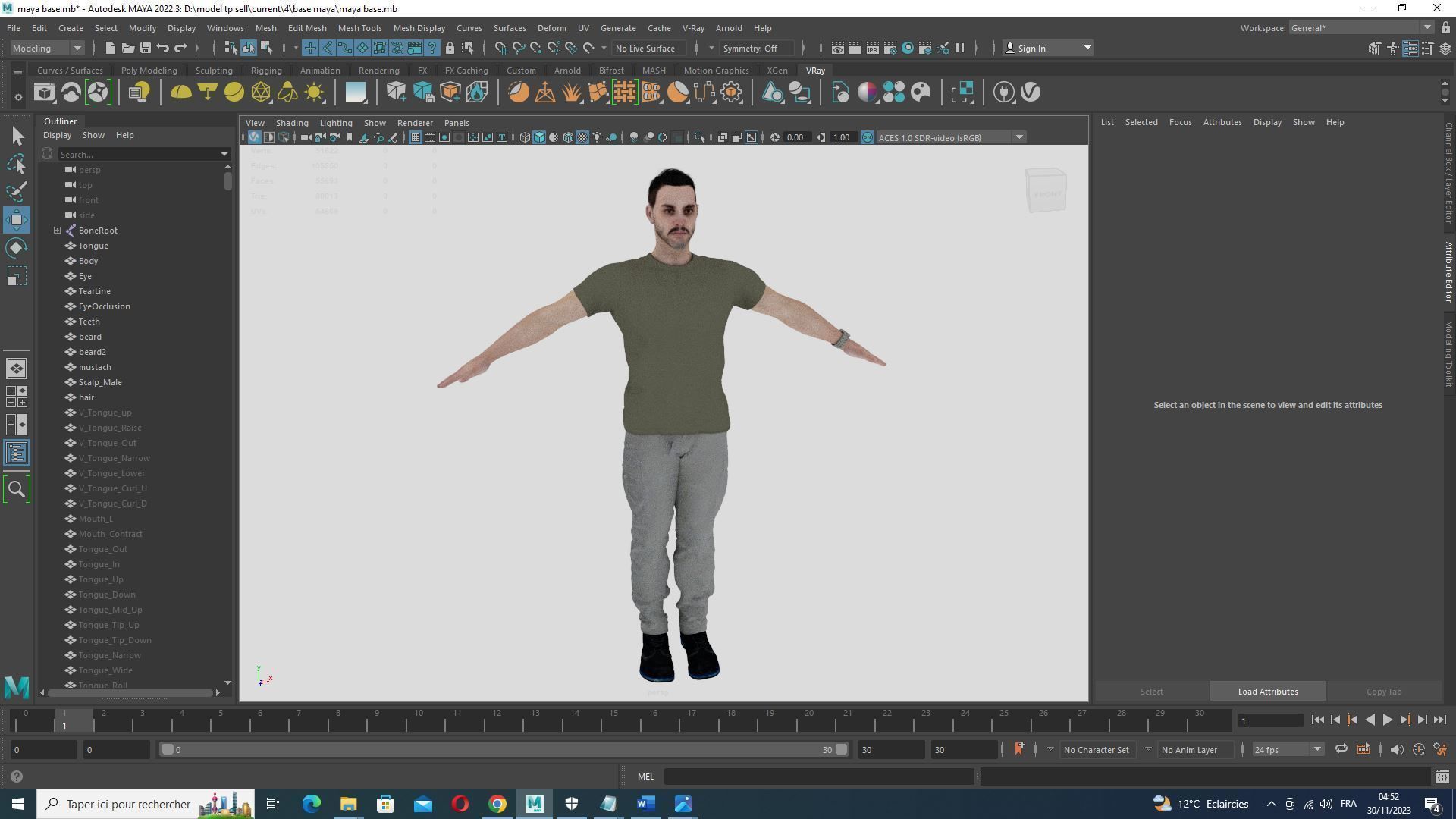 Kiven-s Casual Charm Low-poly 3D model_31