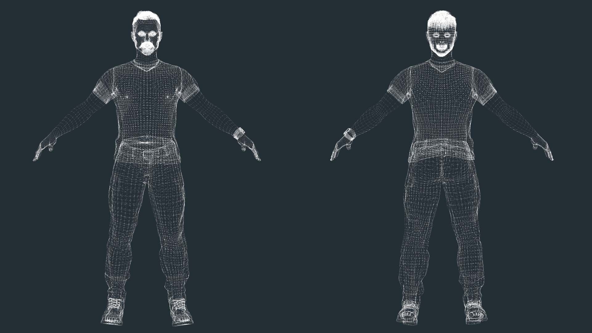 Kiven-s Casual Charm Low-poly 3D model_9