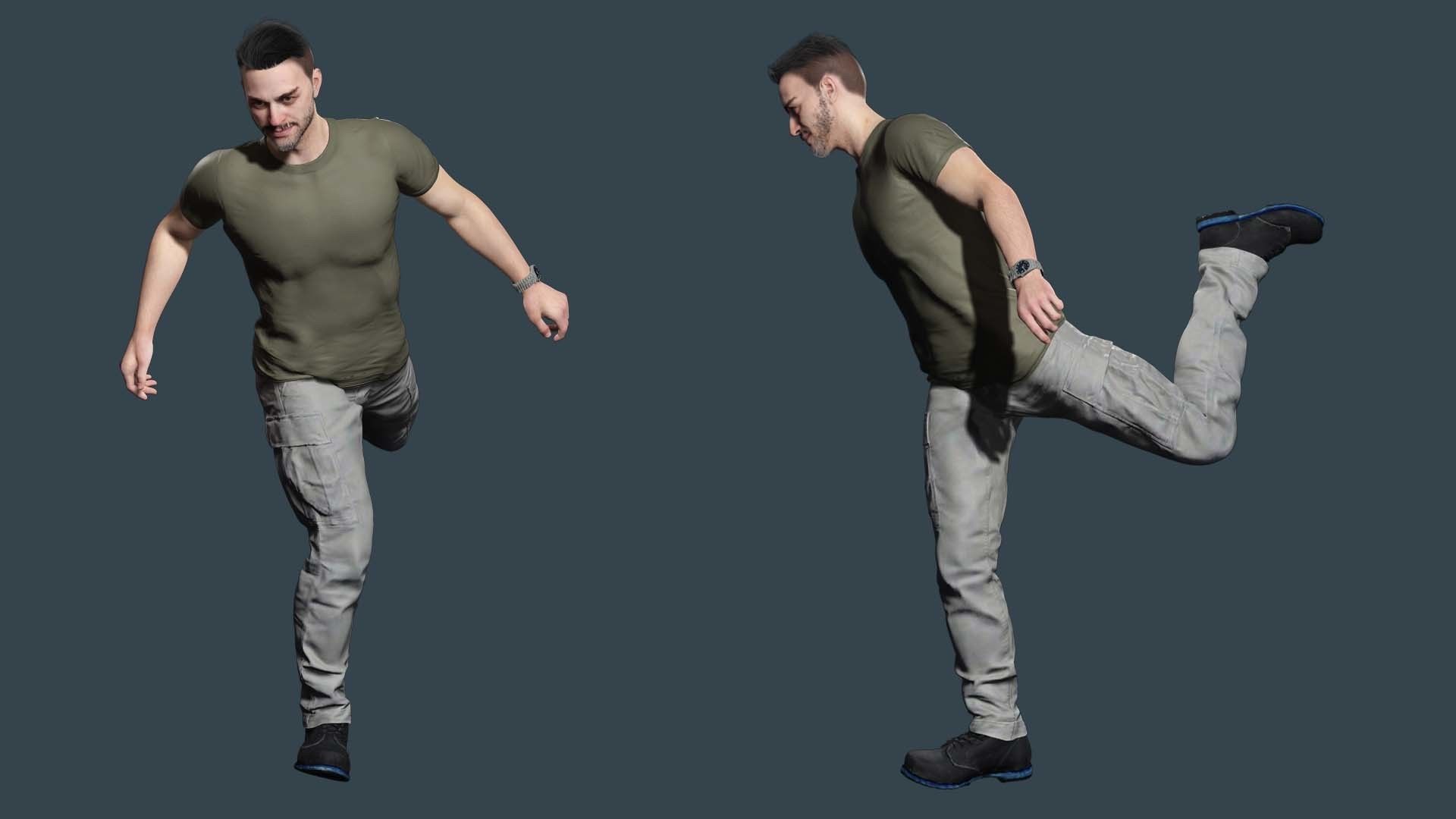 Kiven-s Casual Charm Low-poly 3D model_5