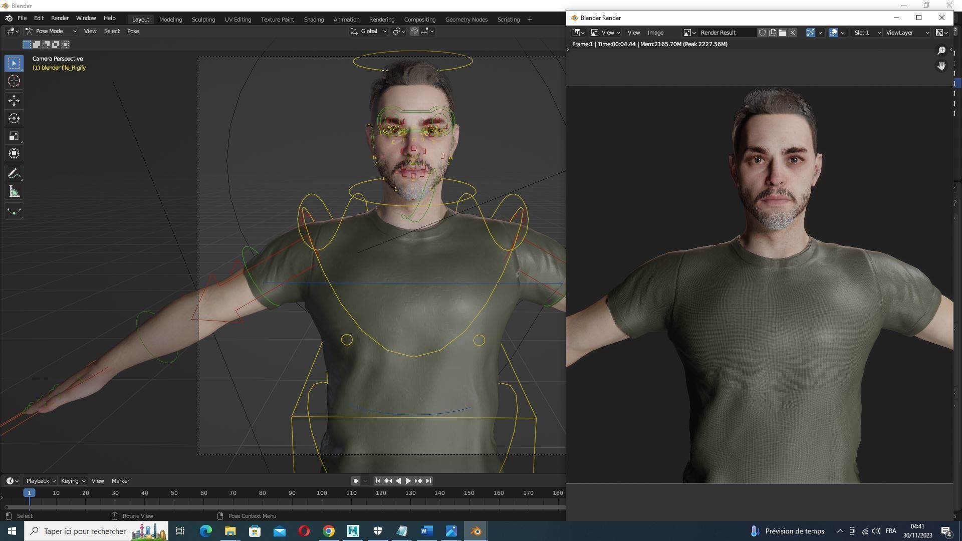 Kiven-s Casual Charm Low-poly 3D model_24