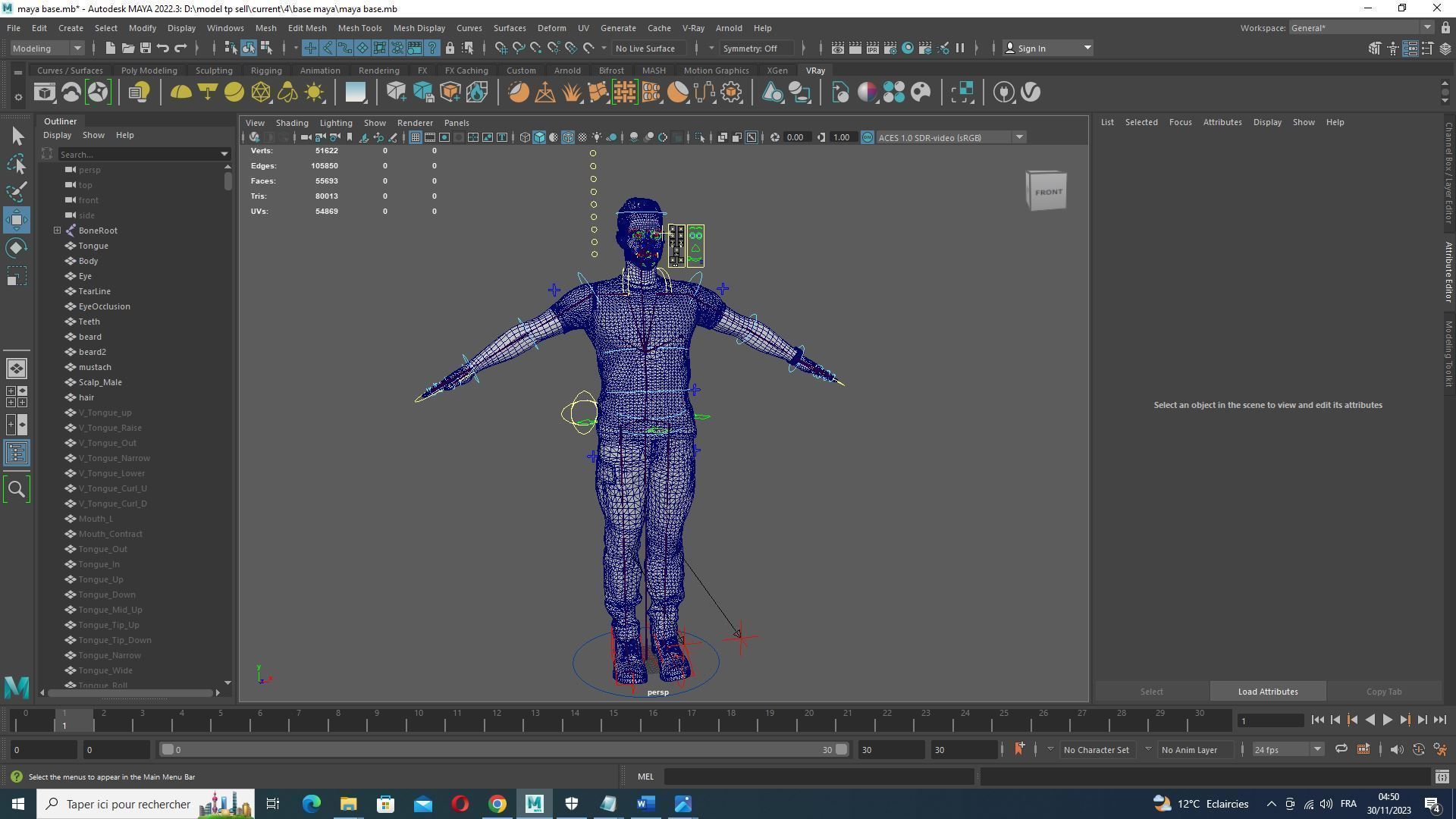 Kiven-s Casual Charm Low-poly 3D model_34