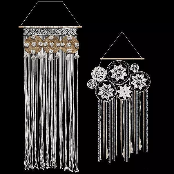 Macrame Set Dream Catcher Free 3D model