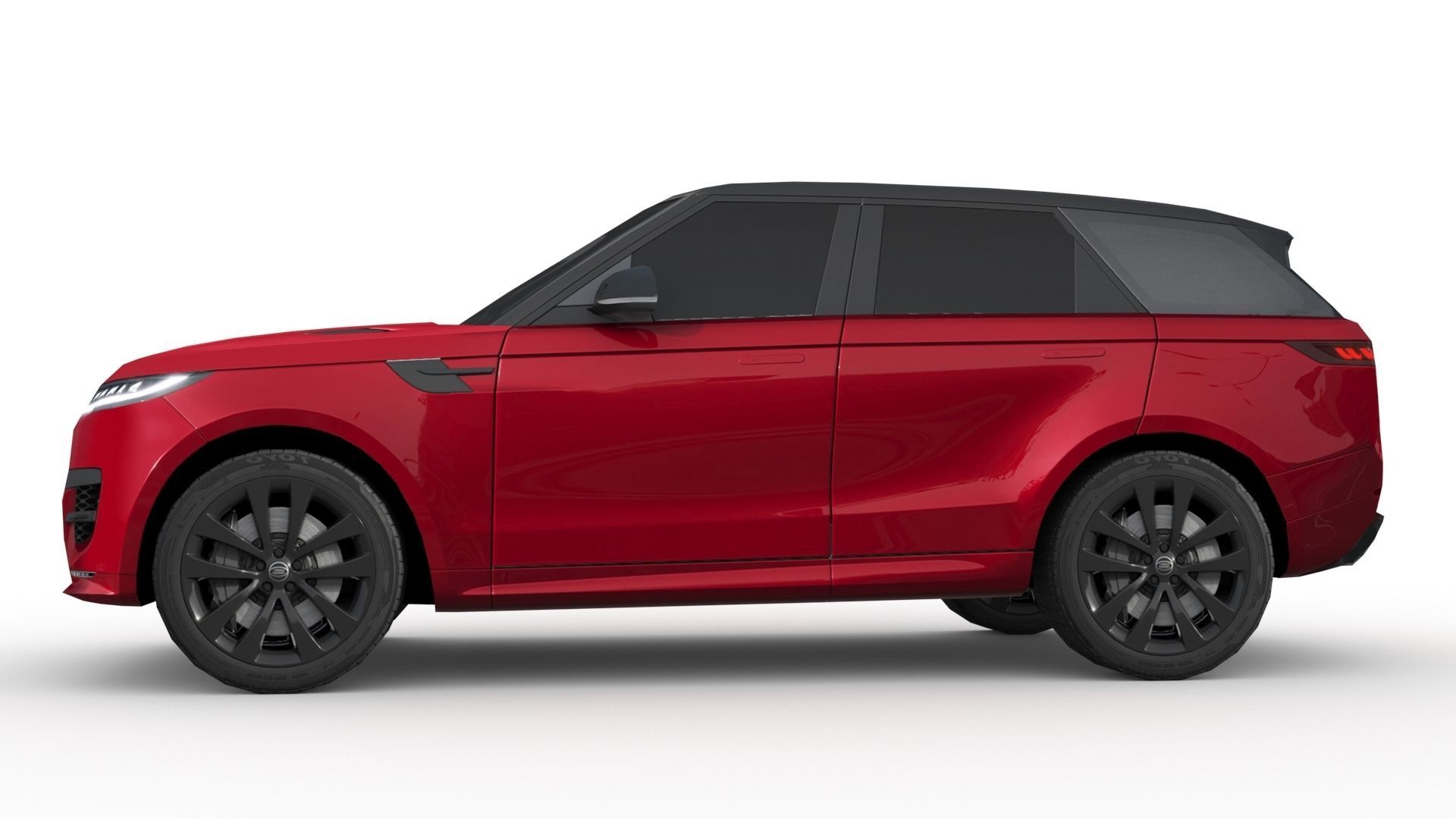 Land Rover Range Rover Sport 2023 Low-poly 3D model_3