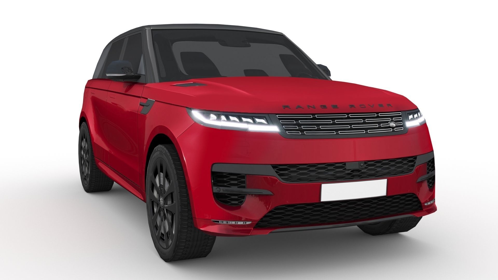 Land Rover Range Rover Sport 2023 Low-poly 3D model_1