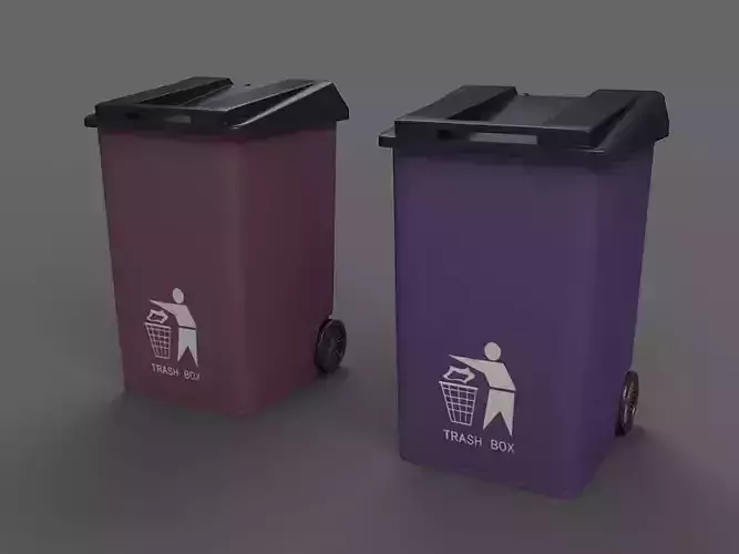 Garbage can garbage bin public facilities city 