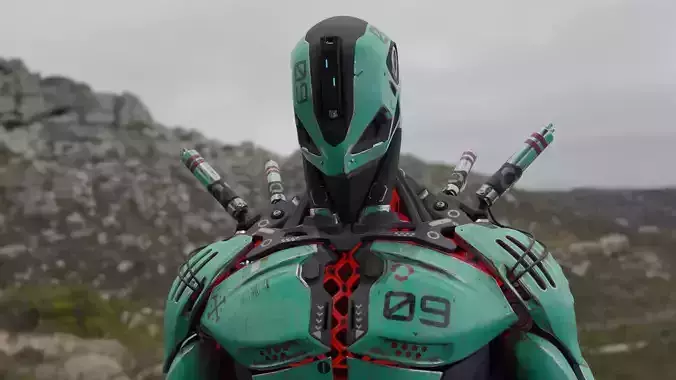 SCIFI ROBOT  3D model