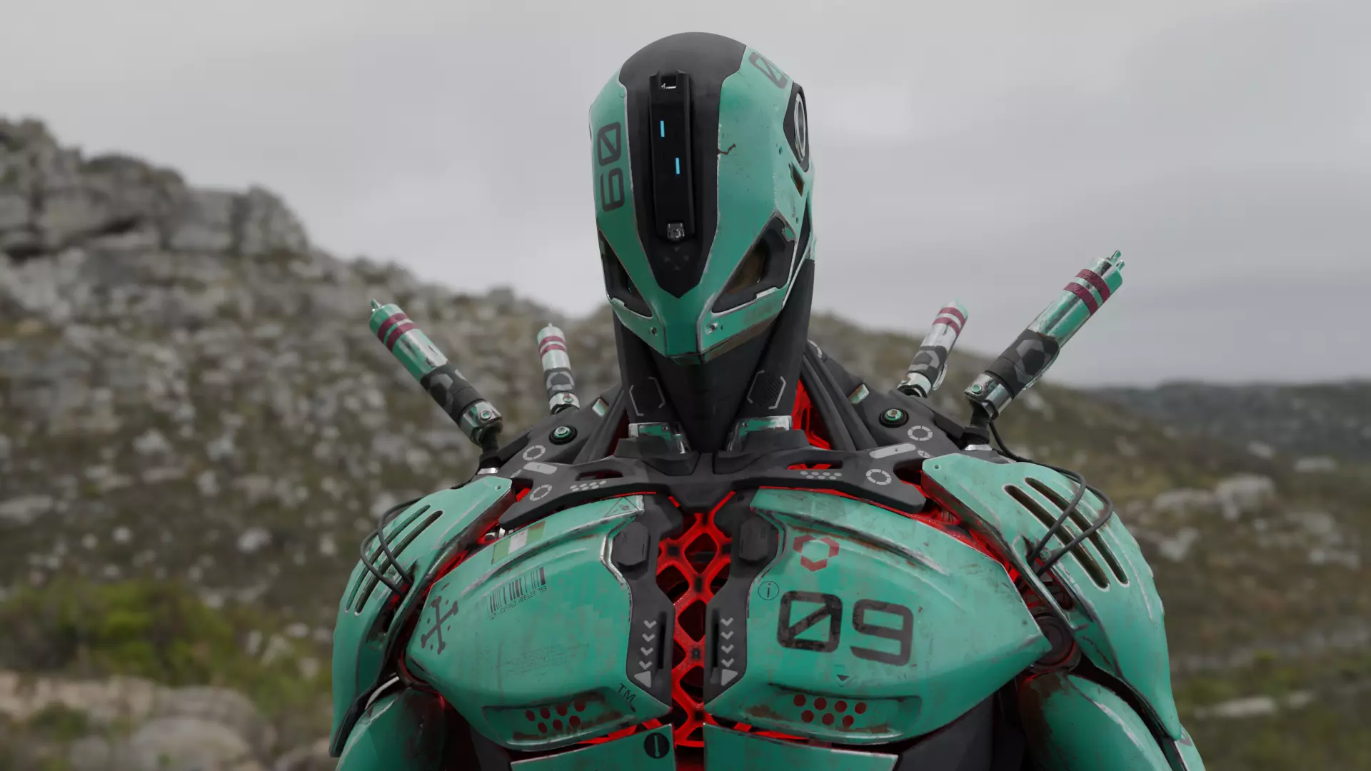 SCIFI ROBOT  3D model_0