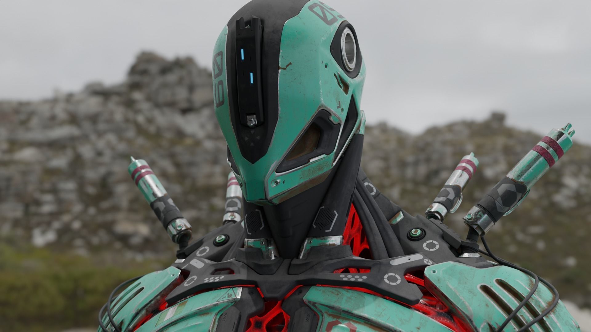 SCIFI ROBOT  3D model_1