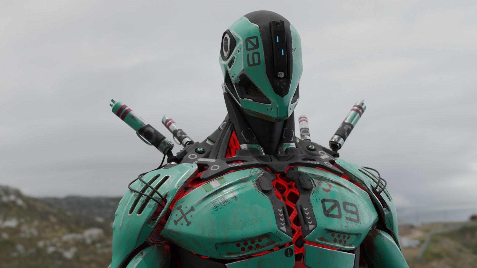 SCIFI ROBOT  3D model_2