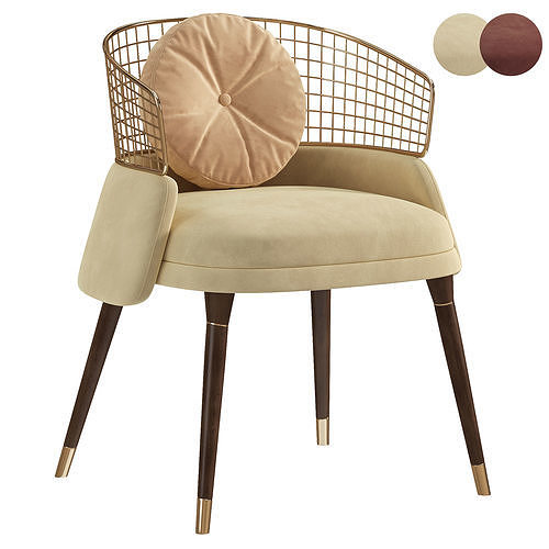 Frida Dining Chair  3D model