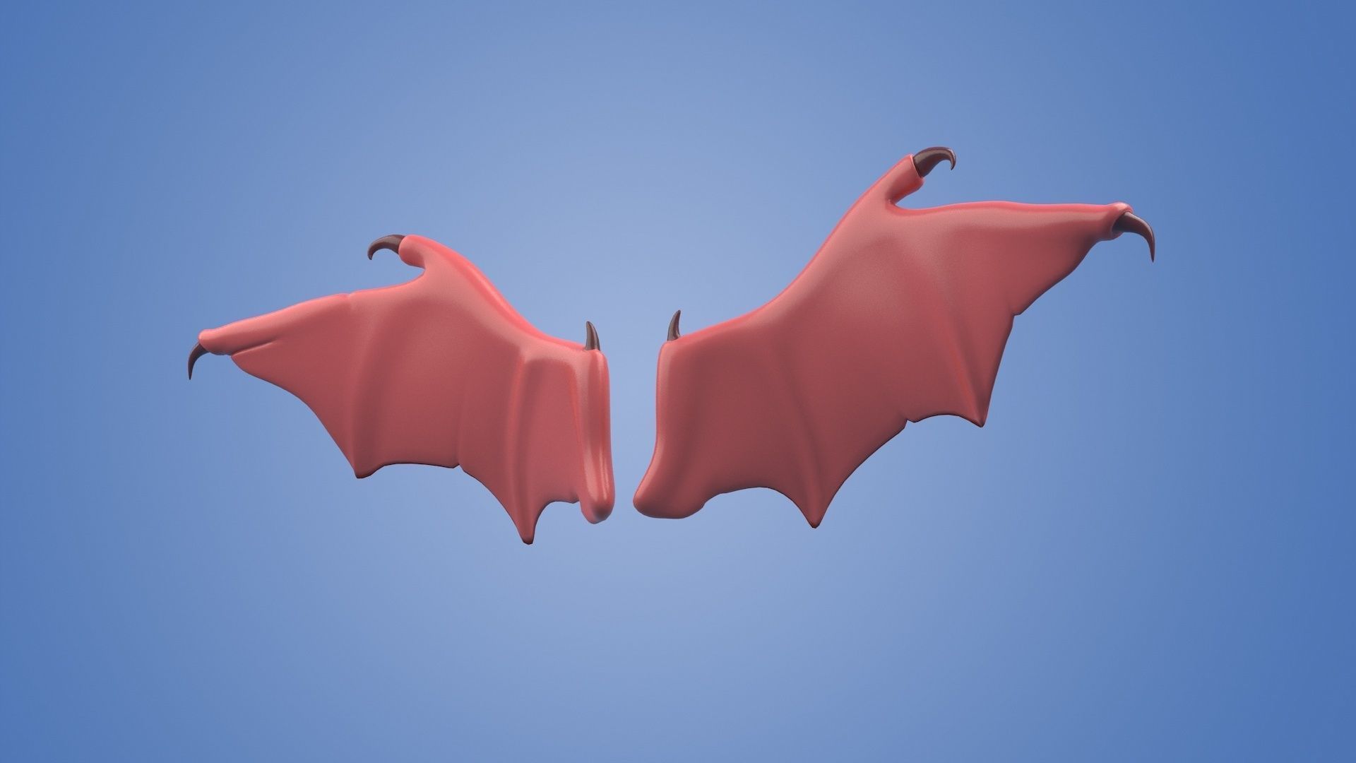 wings animal bird wing feather 3D model_2