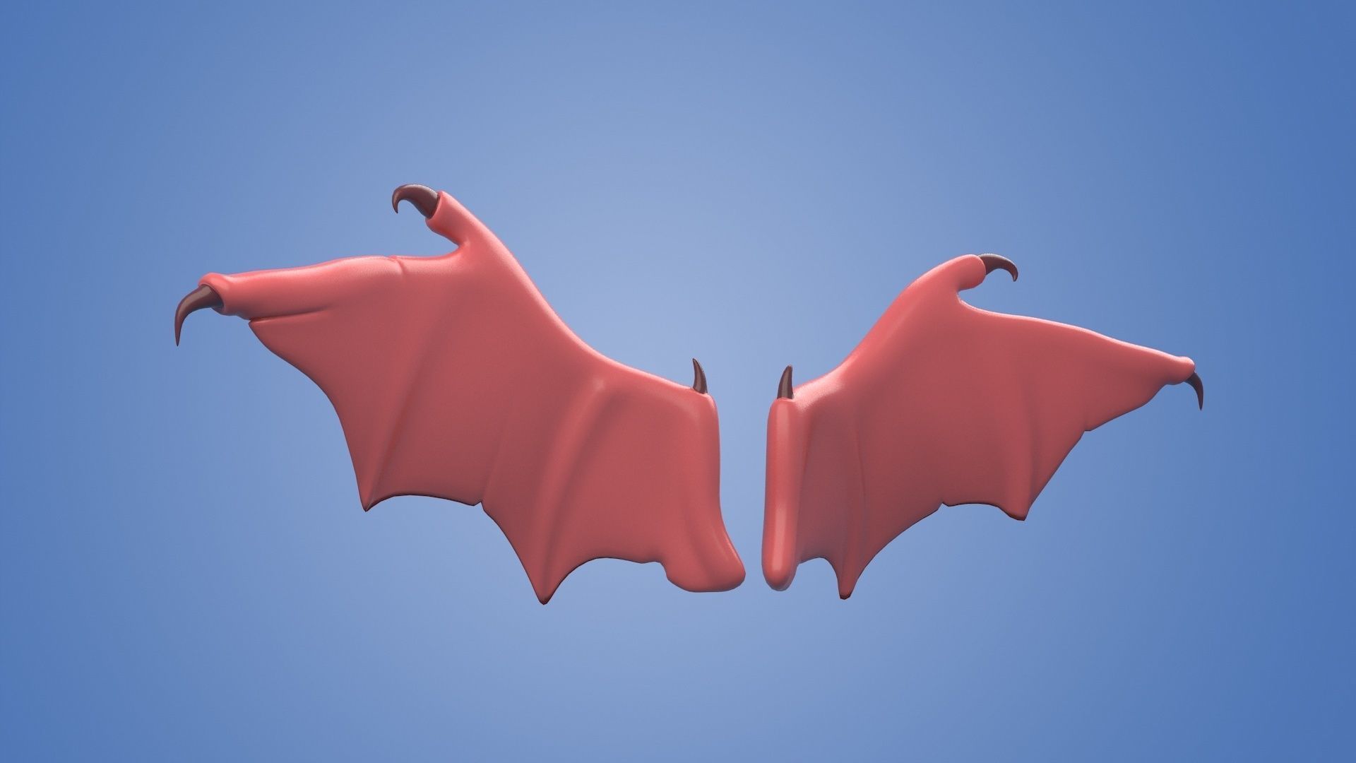 wings animal bird wing feather 3D model_4