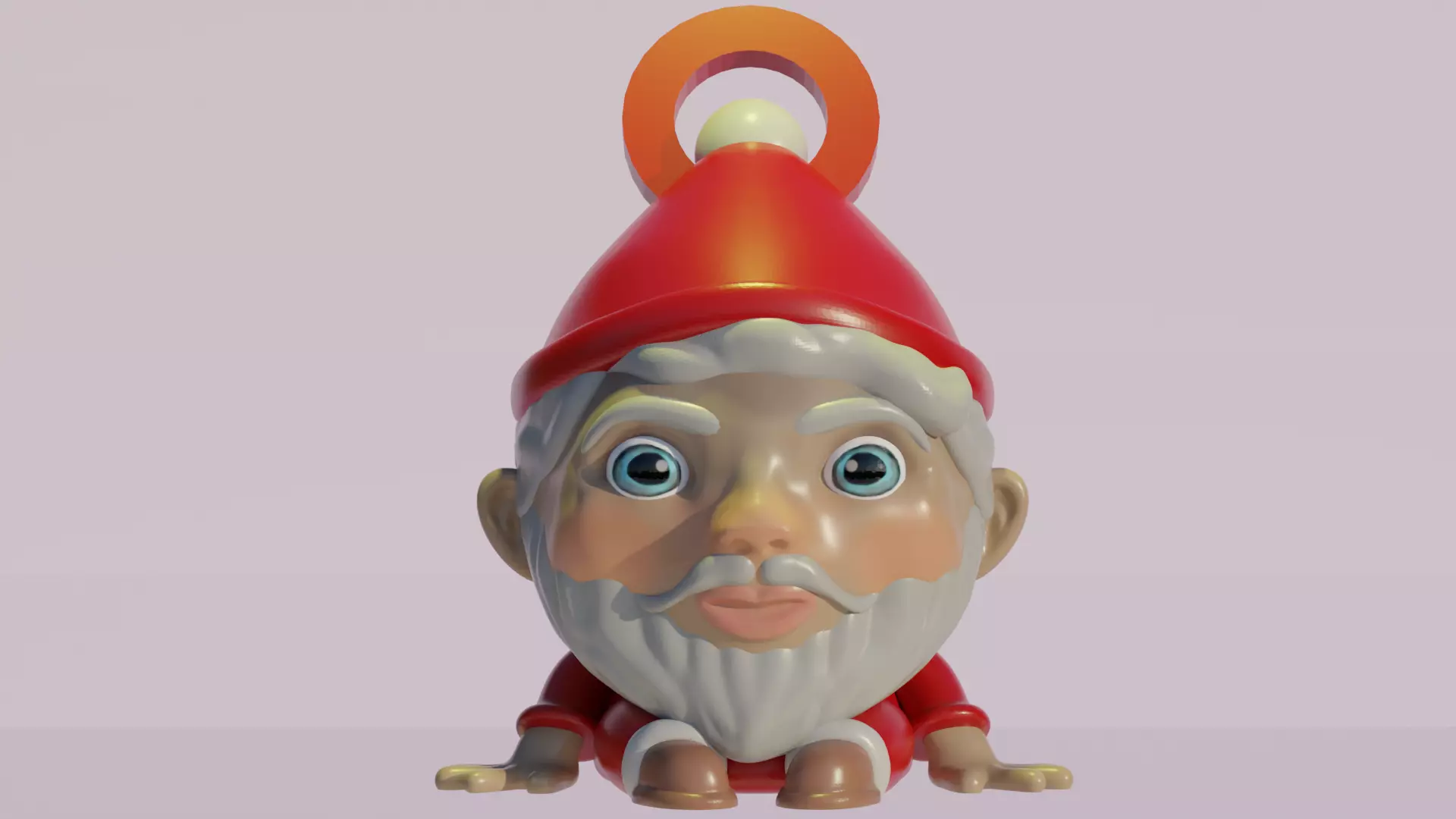 3D Printable Cute Baby Santa for Christmas Decorations 3D print model_0