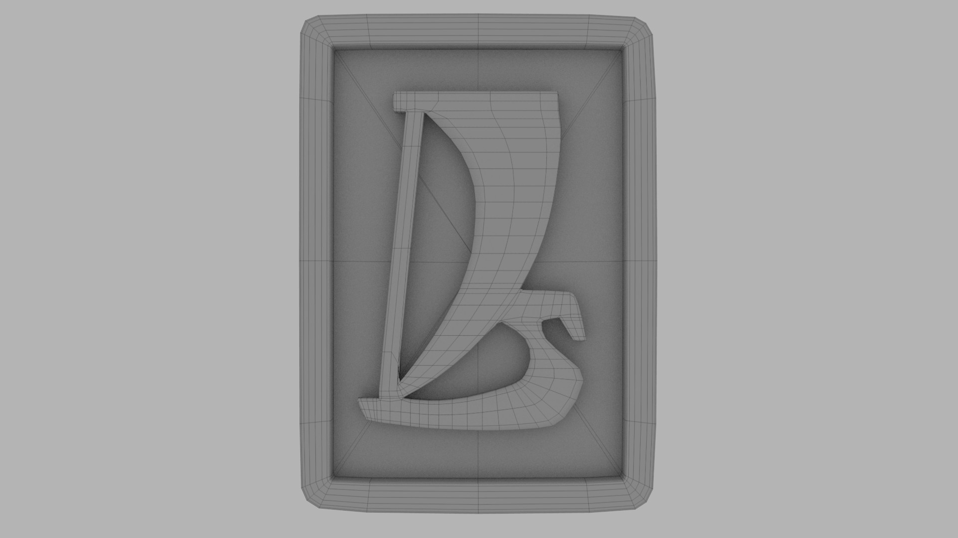 Lada logo 3D model_3