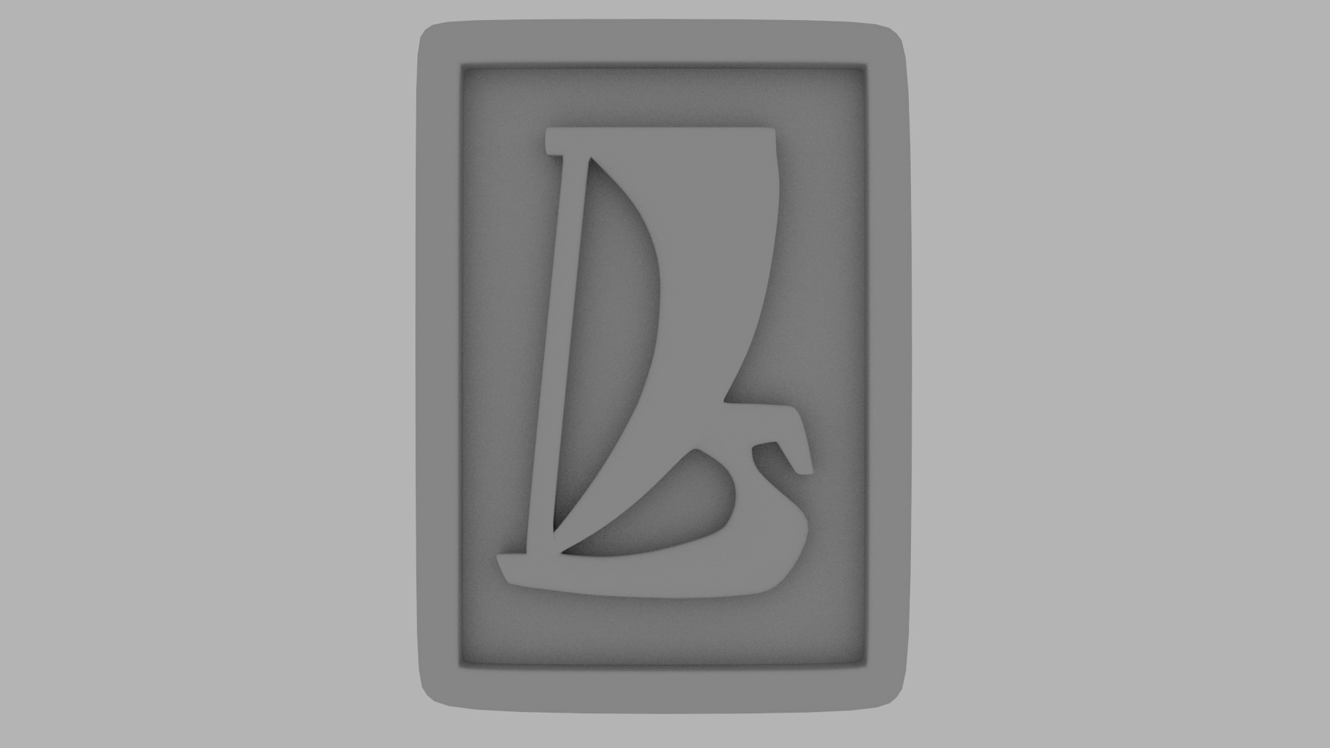 Lada logo 3D model_4