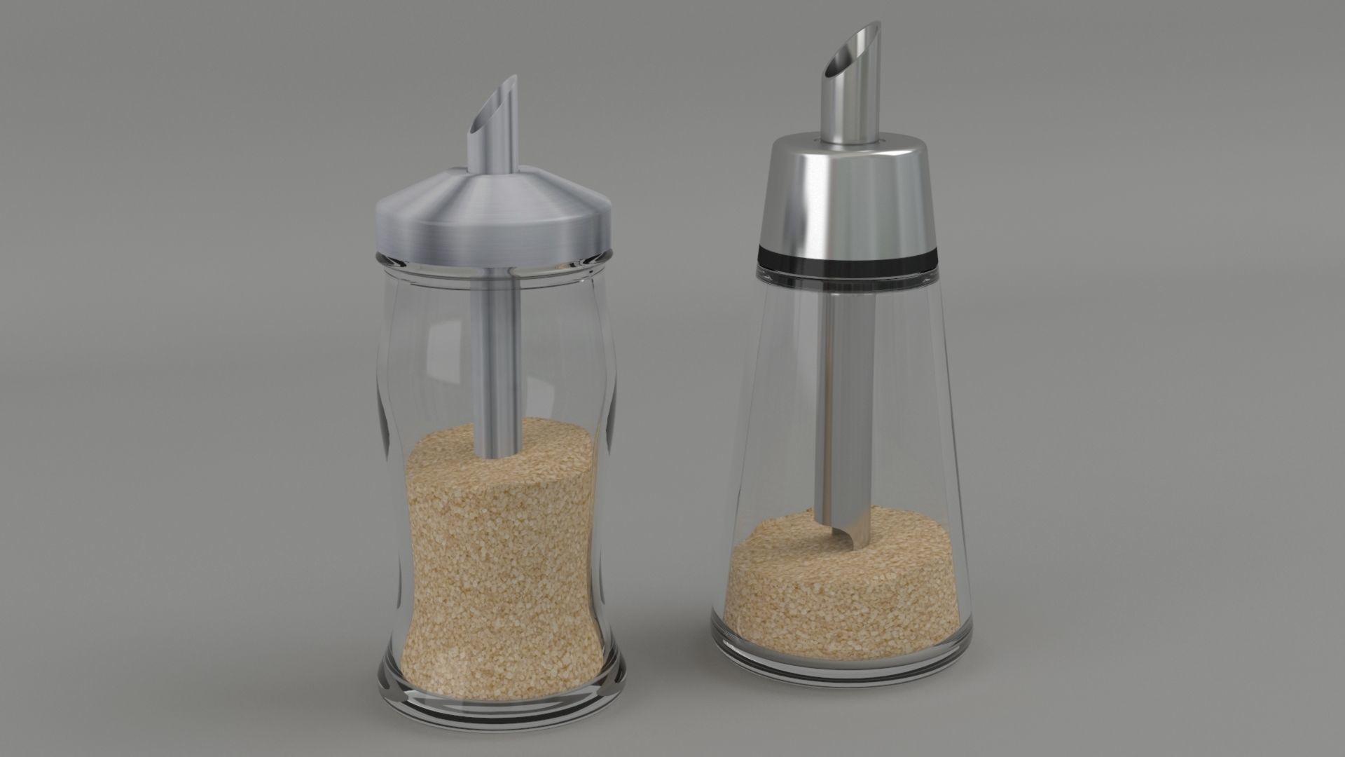 Collection of high-quality models of sets for spices and sauces 3D model_7
