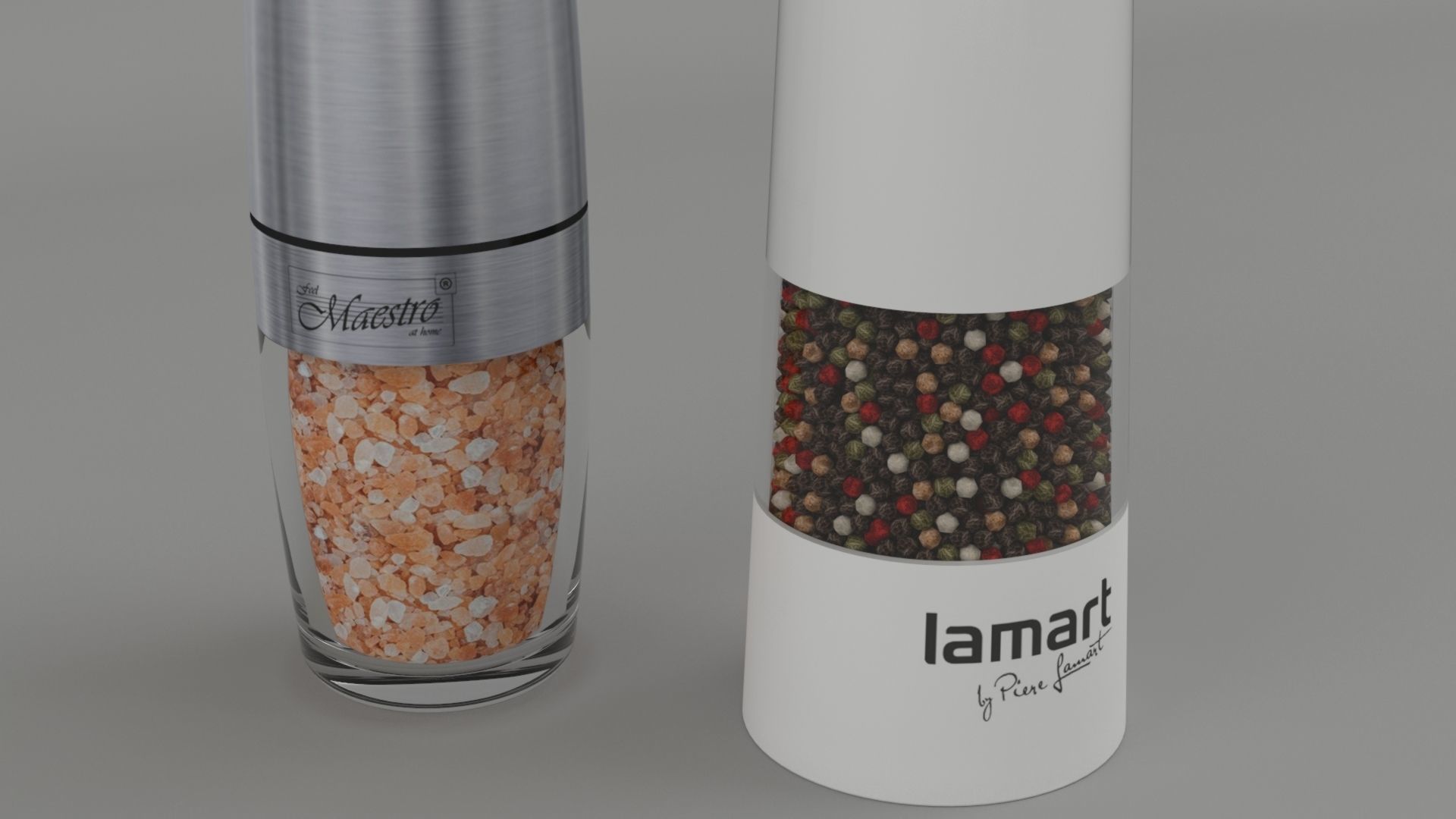 Collection of high-quality models of sets for spices and sauces 3D model_9