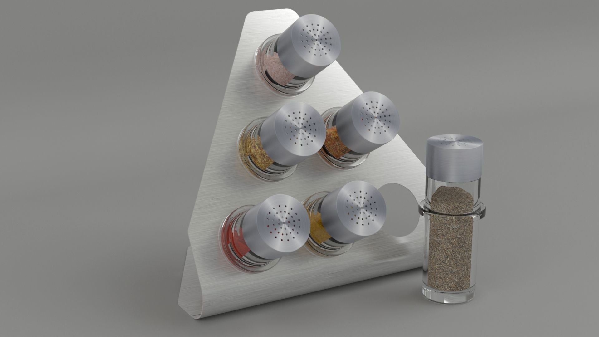 Collection of high-quality models of sets for spices and sauces 3D model_4