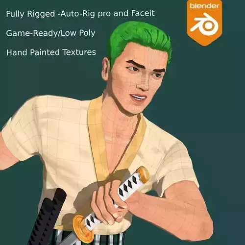 Netflix Zoro 3d model