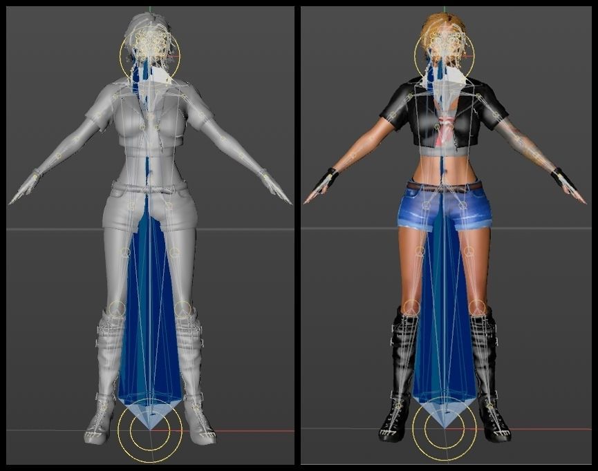 Rocker Girl 3D model_8