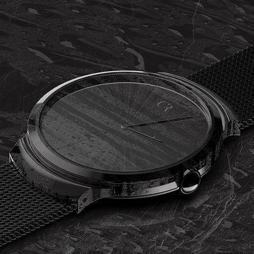Minimal wrist watch 3D model