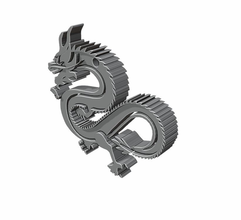 Dragon 3D print model_2