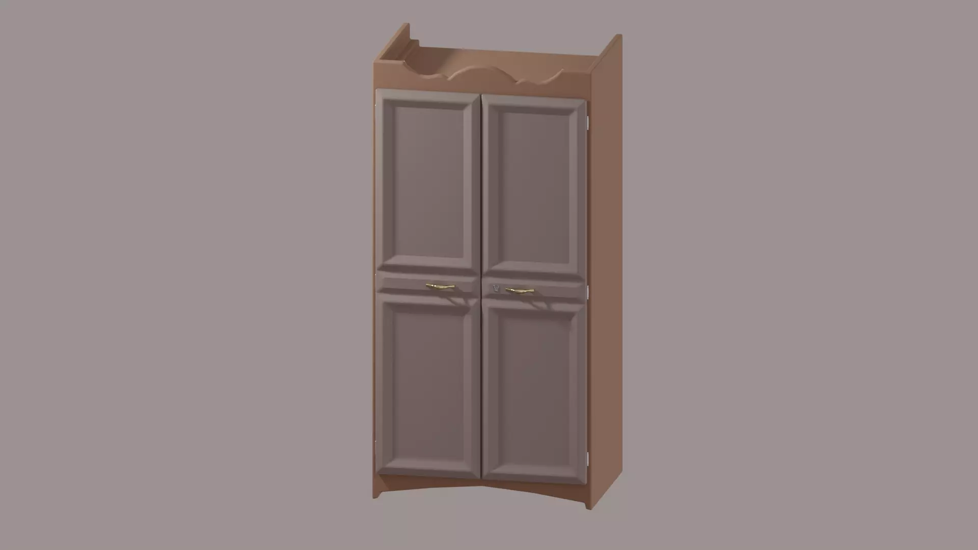 Wardrobe Free 3D model_0