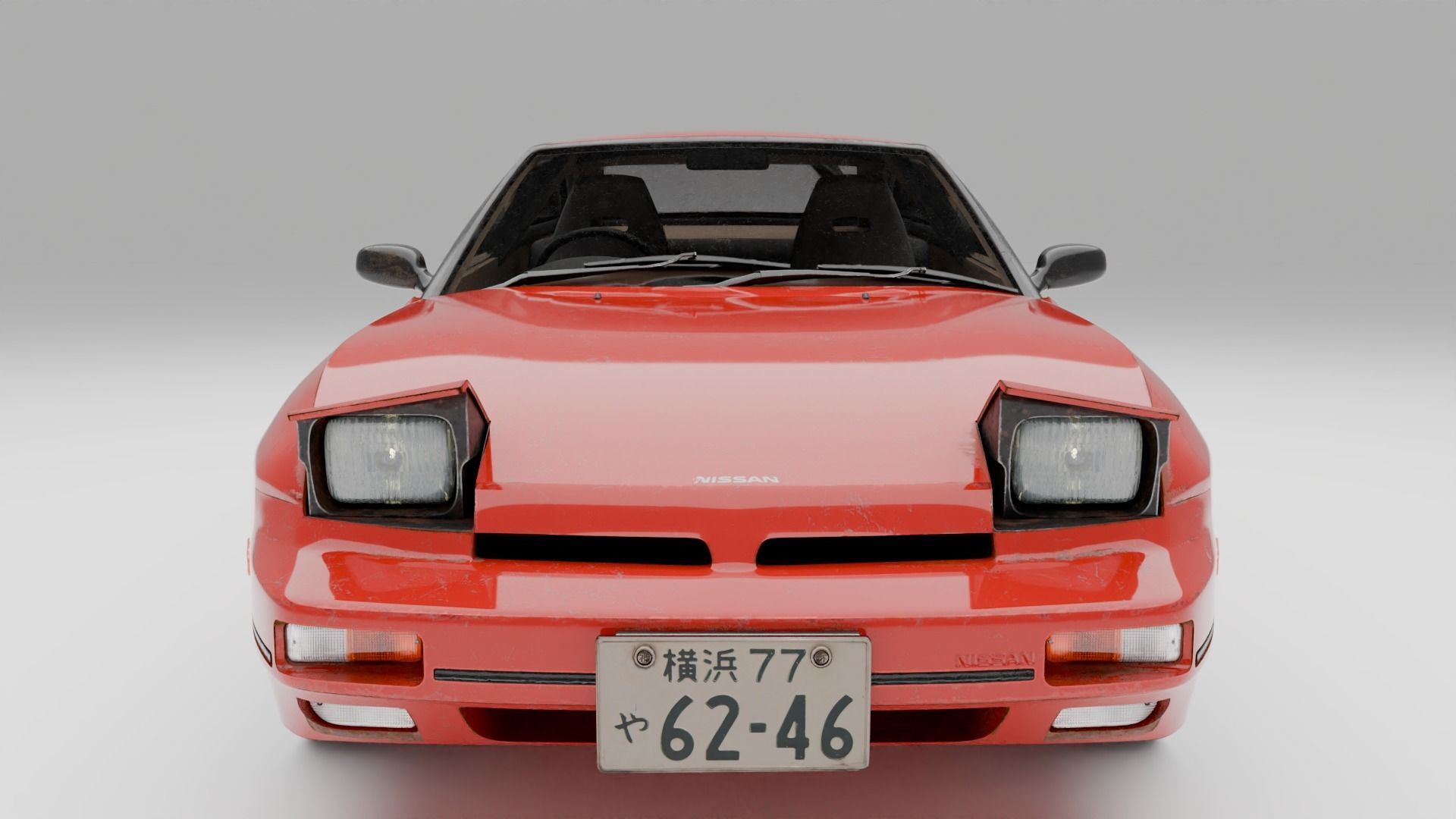 Nissan 180SX  3D model_4