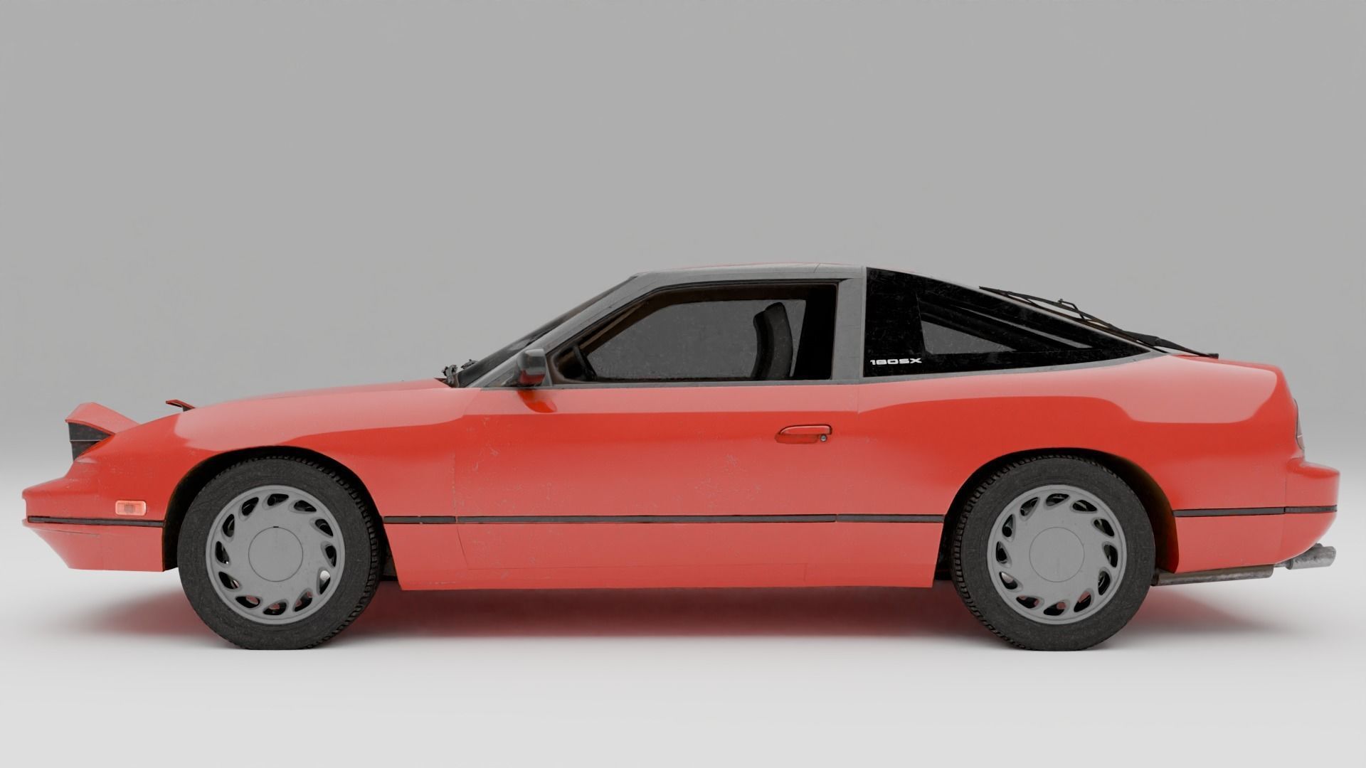 Nissan 180SX  3D model_3