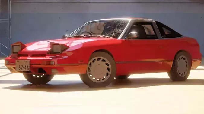 Nissan 180SX  3D model