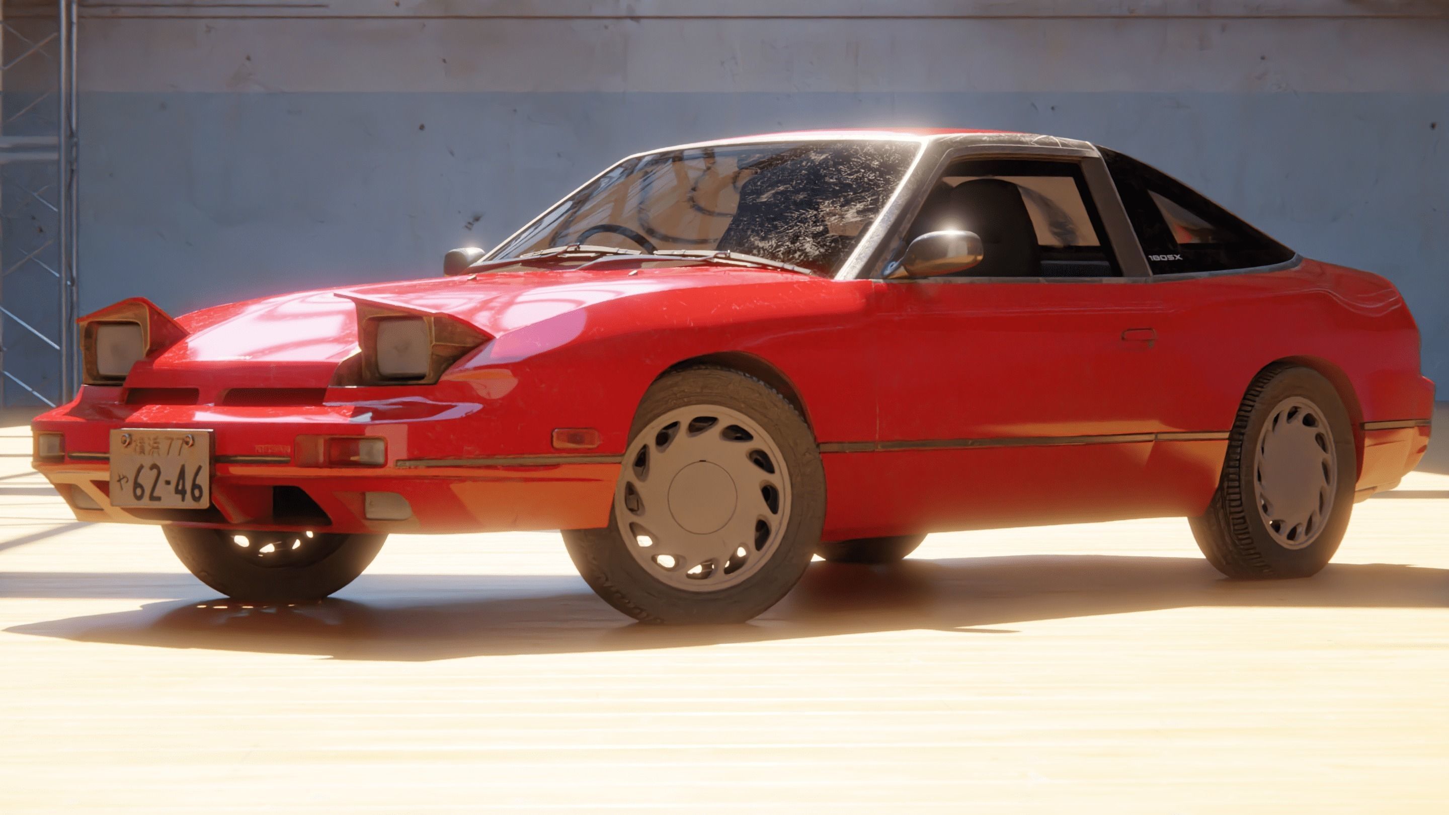 Nissan 180SX 3D model rigged | CGTrader