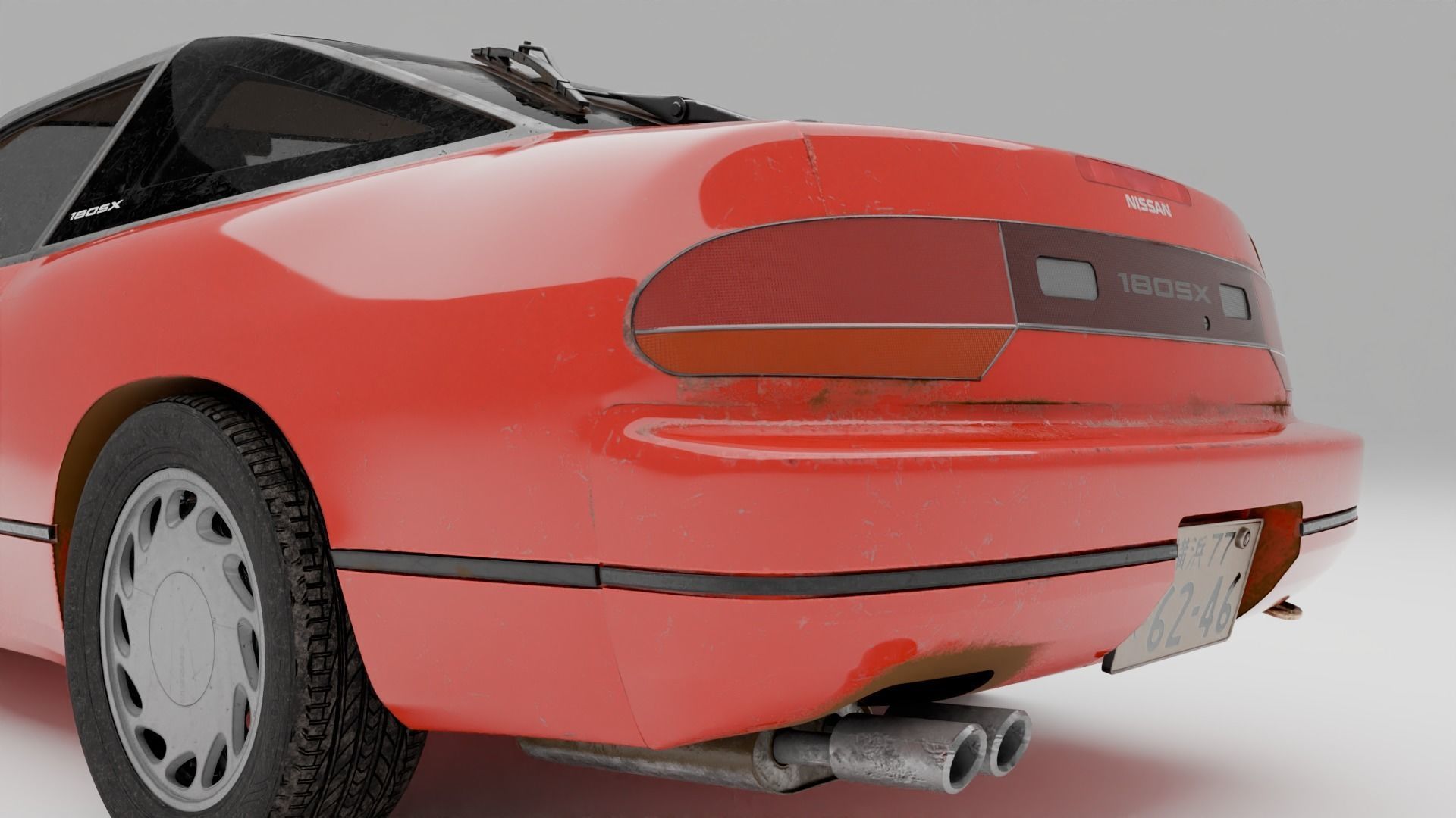 Nissan 180SX  3D model_6