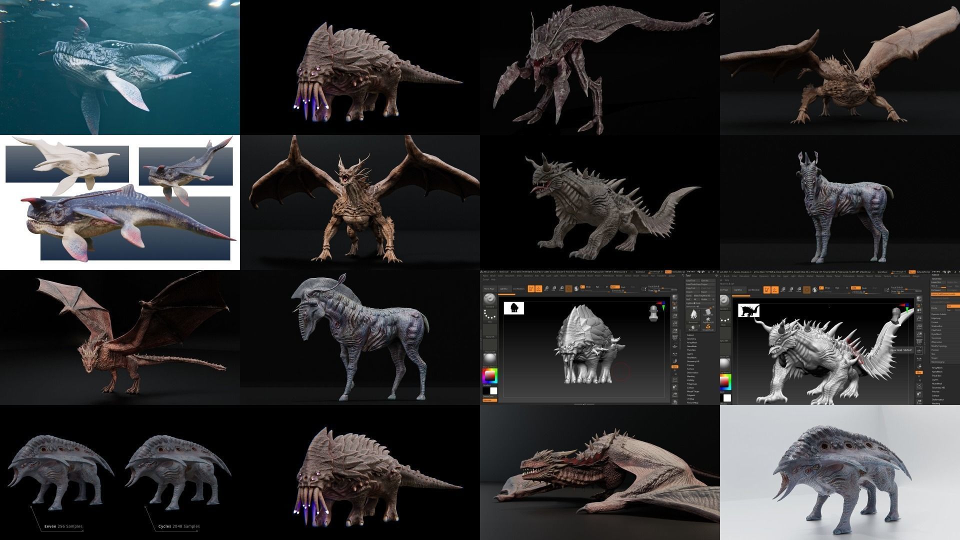 Fiction Creature 3D Model Collection_10