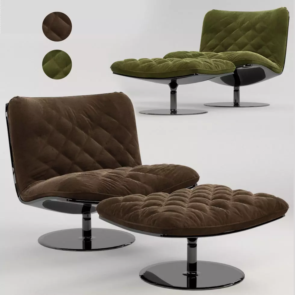 Baxter Marilyn Chair 01 3D model