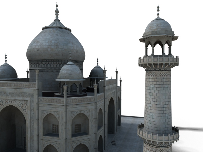 Taj Mahal Low-poly 3D model_6