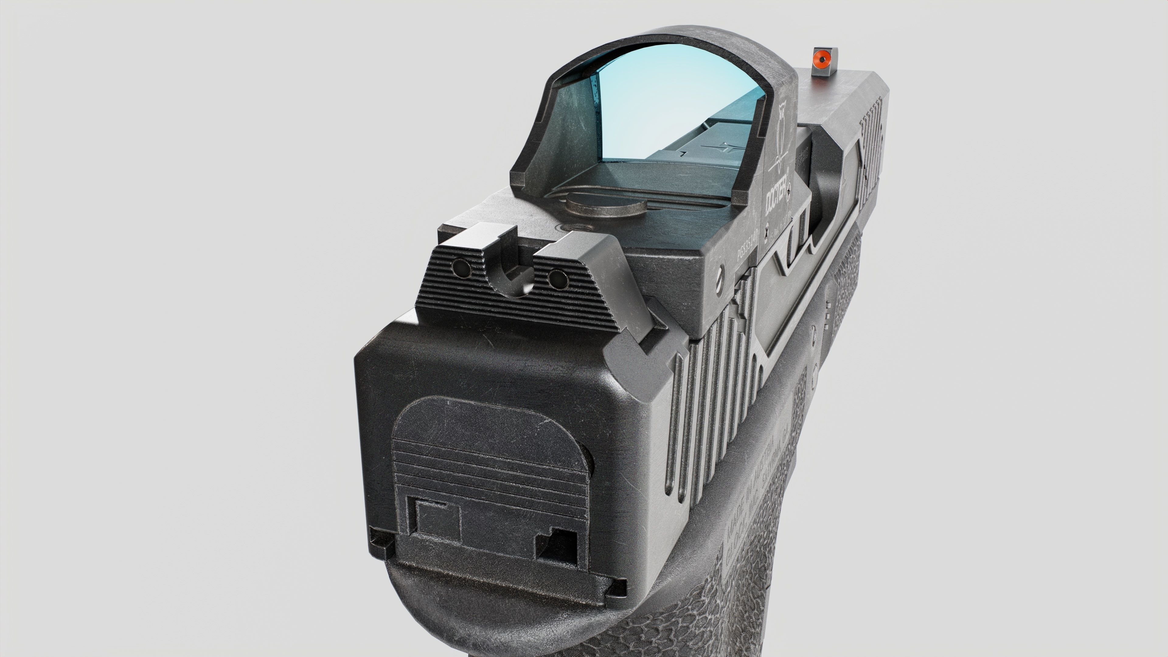 TRIARC Systems Glock 19 9mm Handgun Low-poly 3D model_23