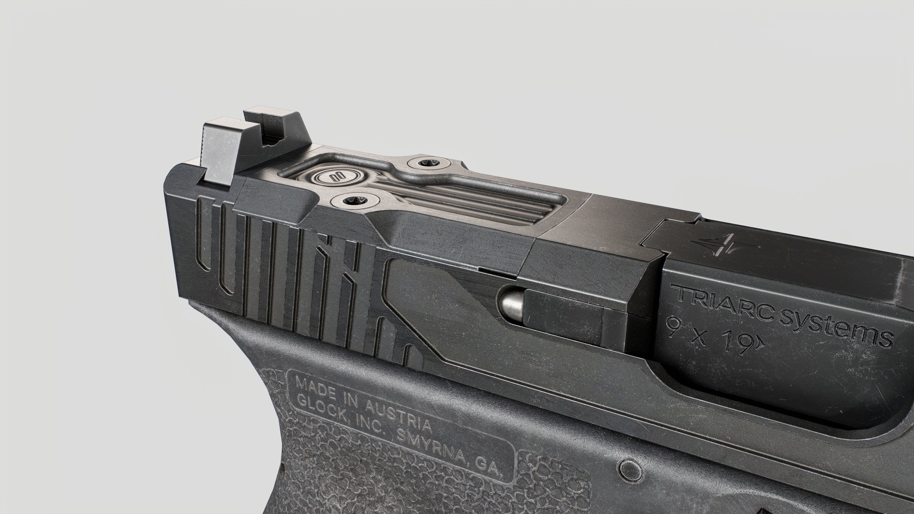 TRIARC Systems Glock 19 9mm Handgun Low-poly 3D model_18