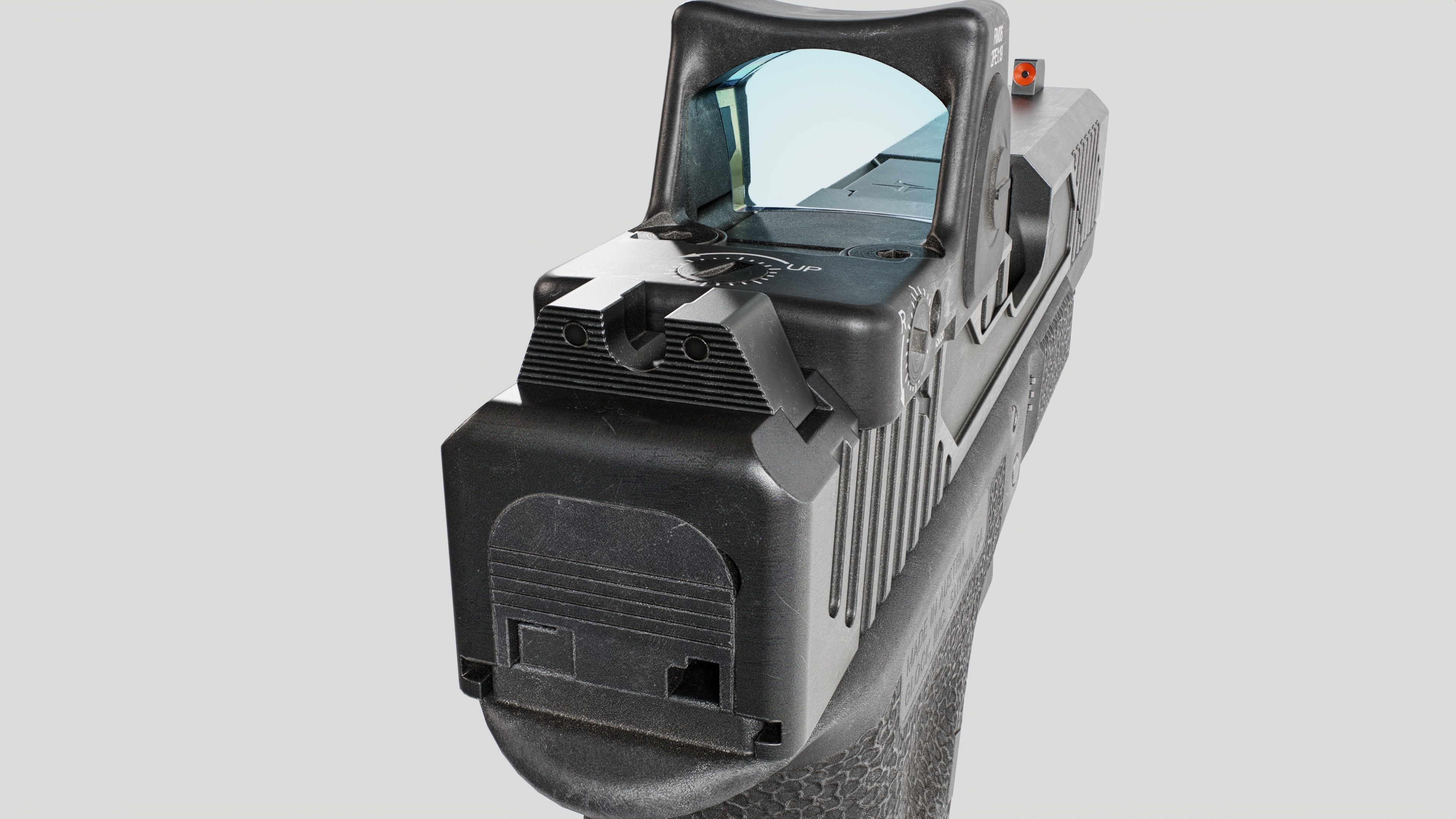 TRIARC Systems Glock 19 9mm Handgun Low-poly 3D model_22