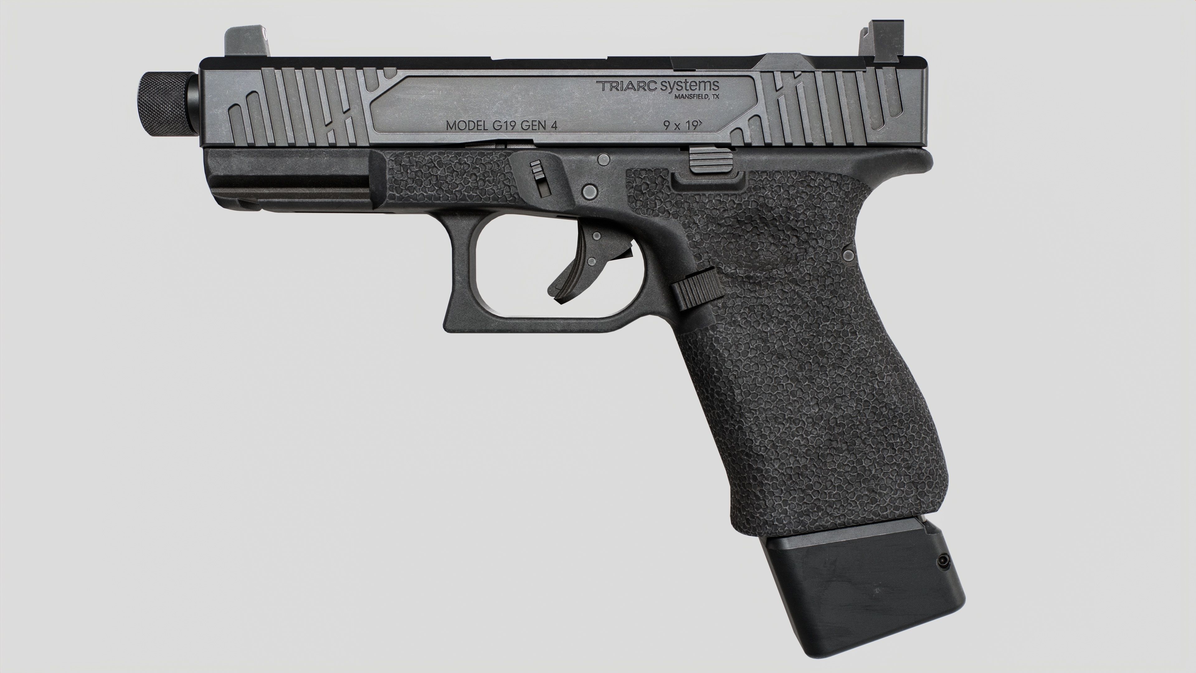 TRIARC Systems Glock 19 9mm Handgun Low-poly 3D model_3