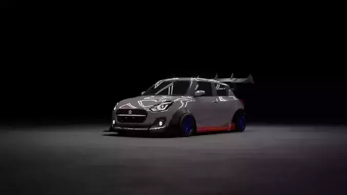 maruti swift Free low-poly 3D model