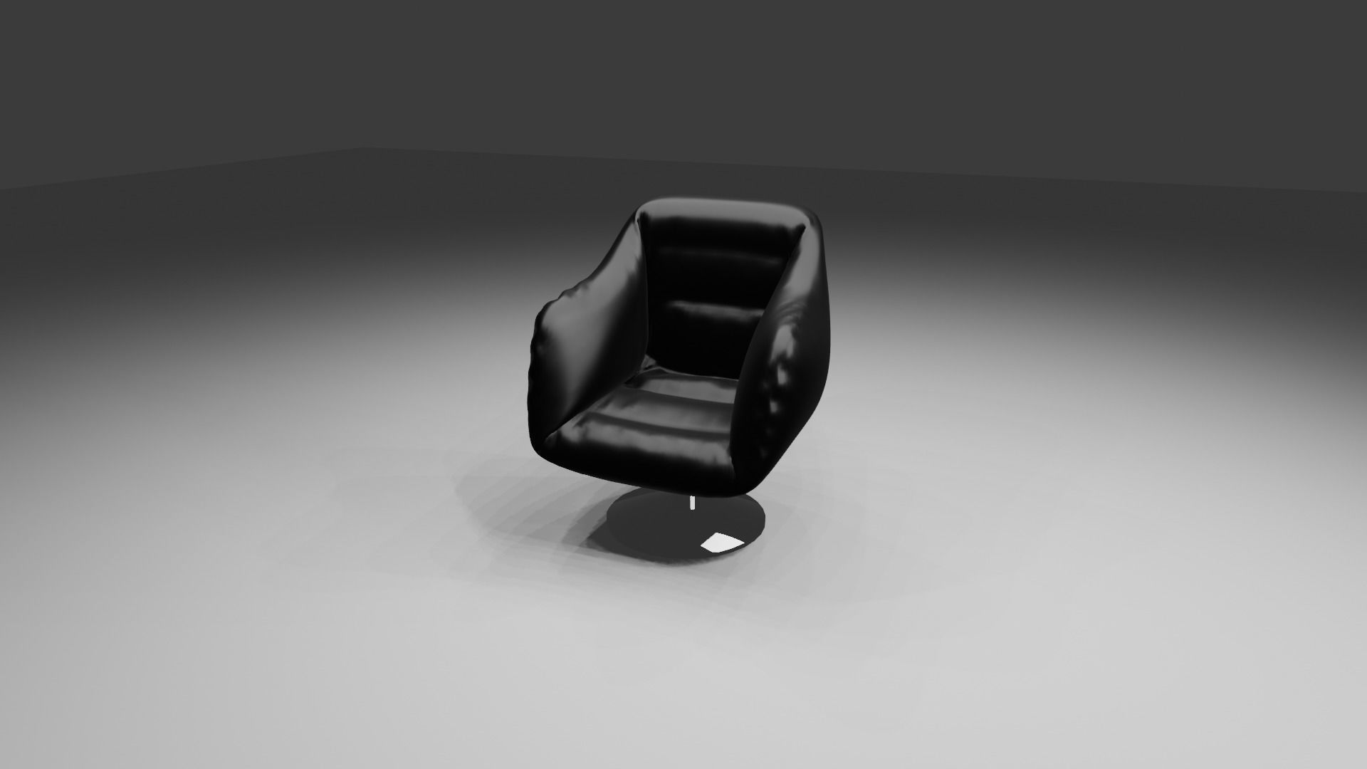 3D Chair model low-poly ready for game Free low-poly 3D model_3