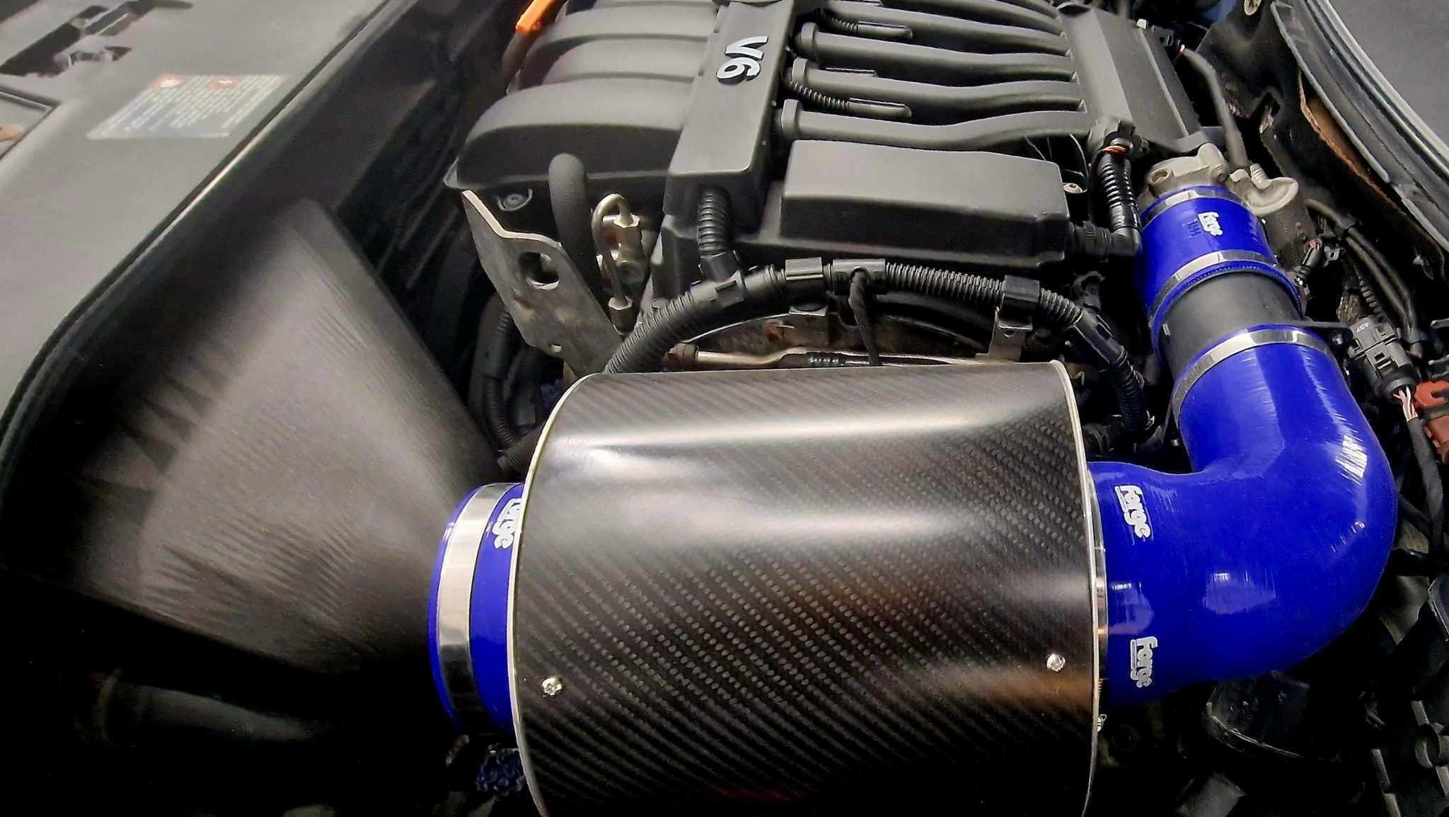 Cold air intake funnel for the VW Passat R36 VR6 3D print model_1