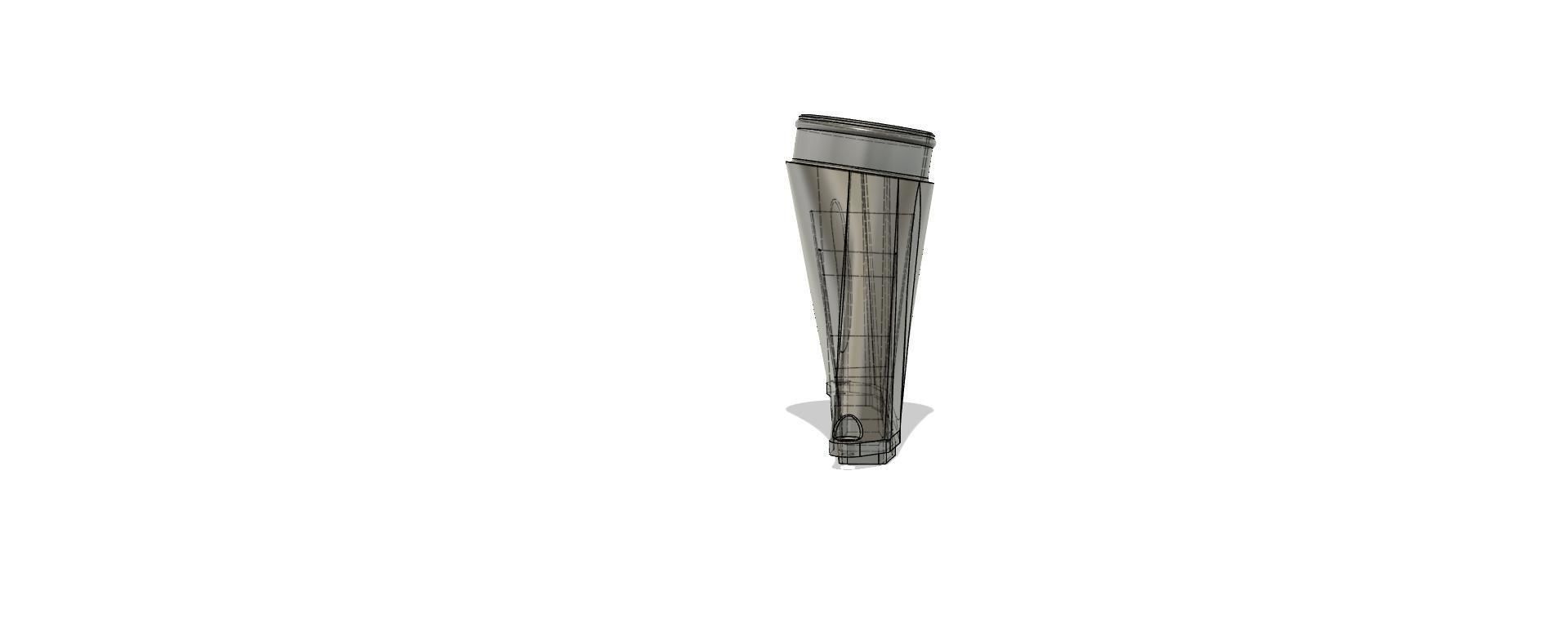 Cold air intake funnel for the VW Passat R36 VR6 3D print model_6
