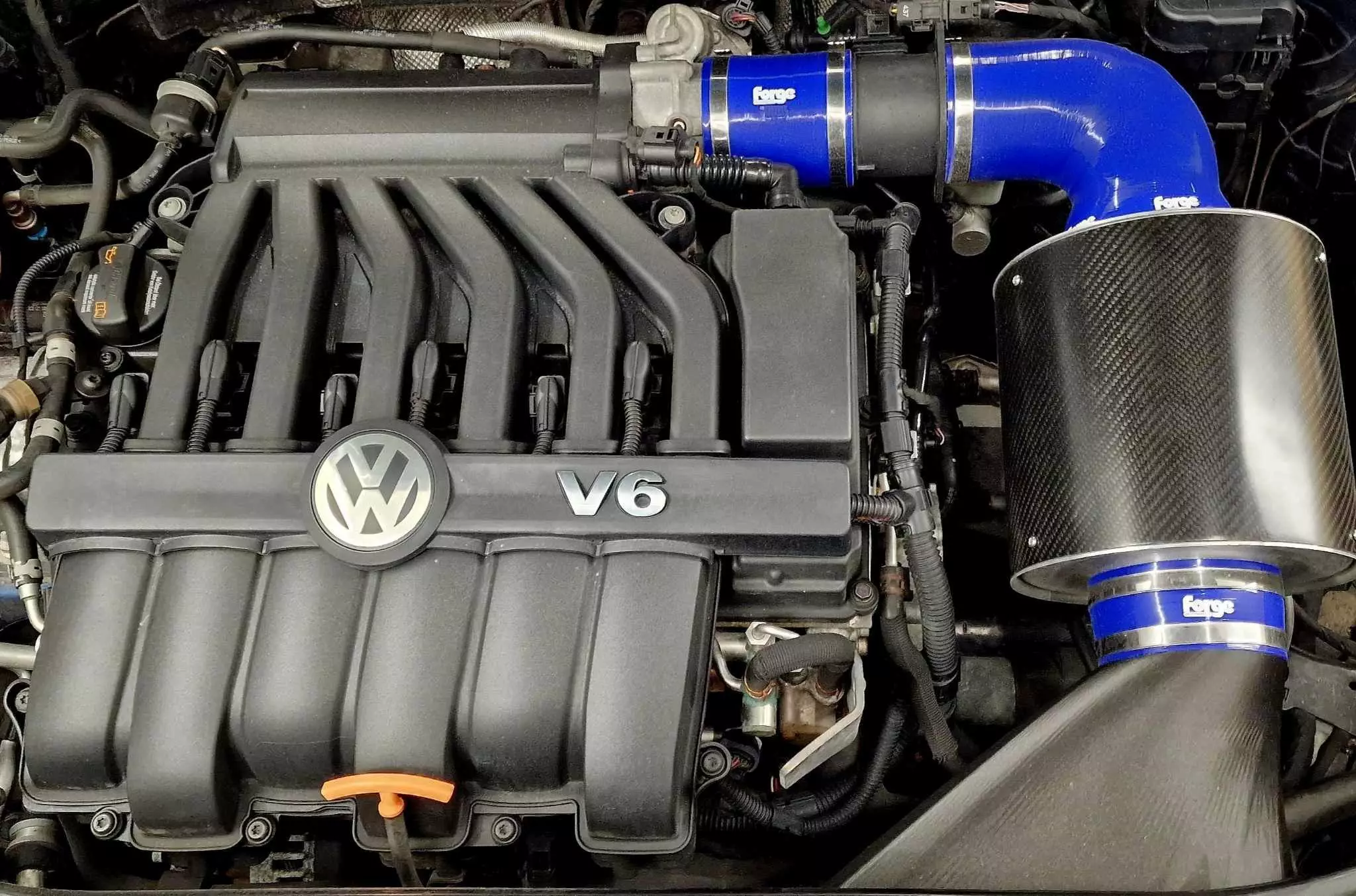 Cold air intake funnel for the VW Passat R36 VR6 3D print model_0