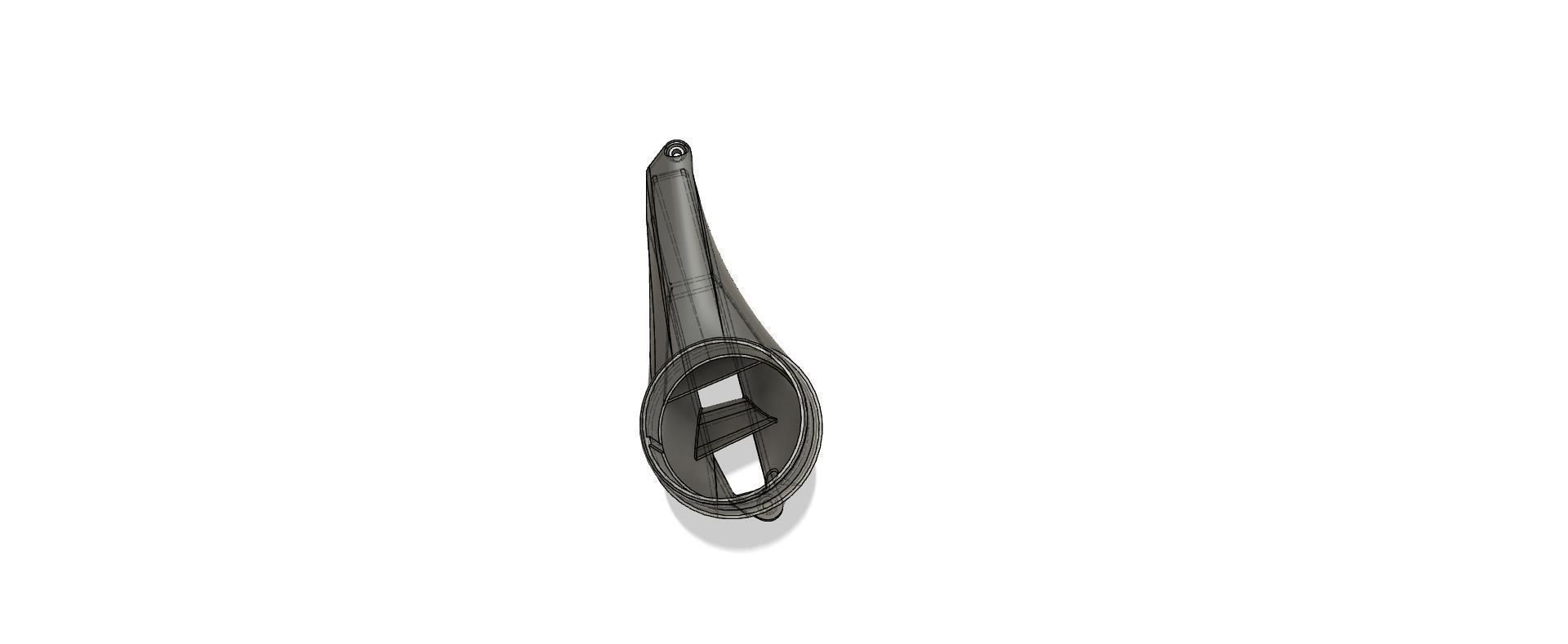 Cold air intake funnel for the VW Passat R36 VR6 3D print model_4