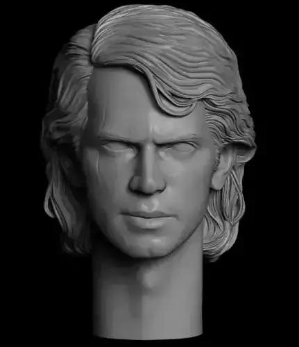 Anakin Skywalker Revenge of the Sith headsculpt  3D print model